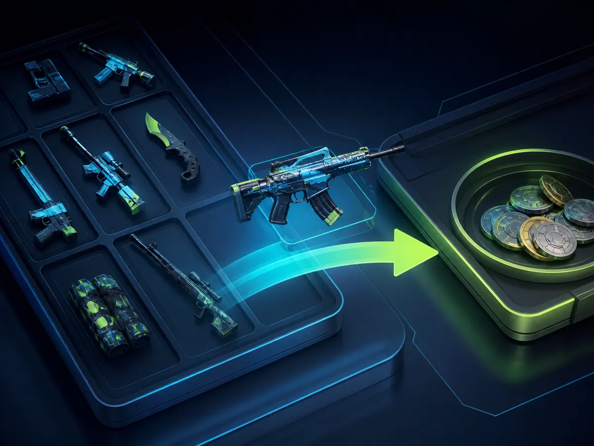 Как продать скины CS2: в Steam и за реальные деньги